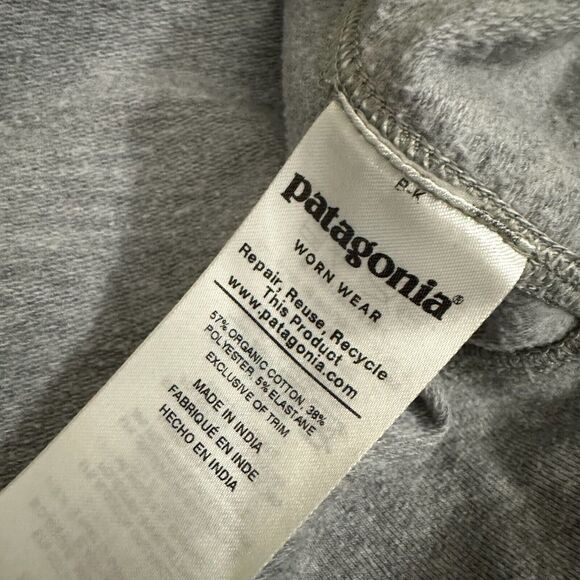 PATAGONIA W's Fitz Roy Bison Ahnya Crew Sweatshirt in Grey "Yellowstone" - Picture 7 of 9